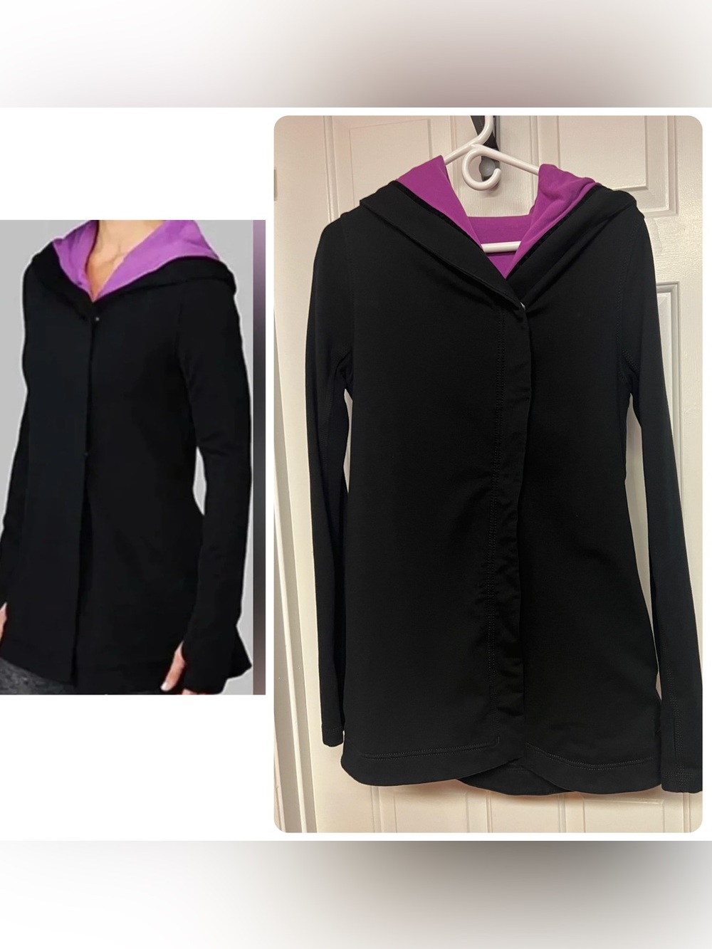 EUC Lululemon Awareness Wrap *Black/Purple Ombre (US 6)